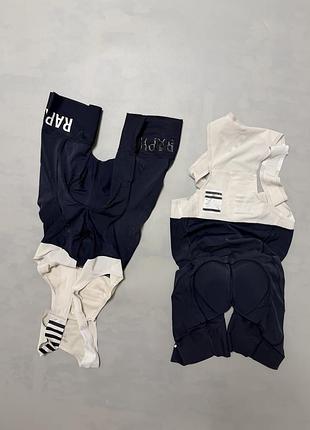 Чоловічі велошорти rapha brevet bib shorts чорні розмір m-l
