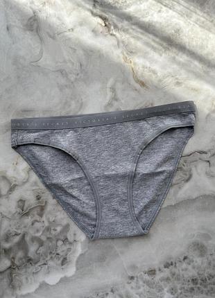 Трусики жіночі victoria’s secret бікіні сірі