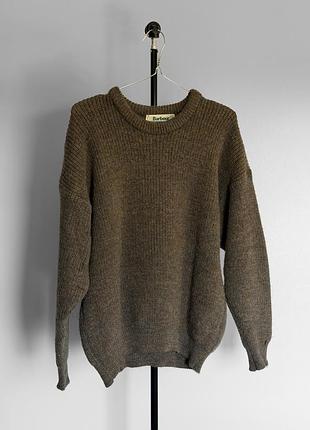 Светр barbour vintage wool sweater