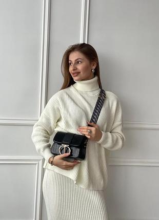 Сумка через плечо christian dior для девушки брендовая женская мини сумка диор кожаная сумочка кросс боди для женщины