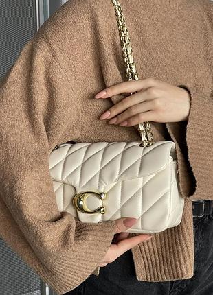 Городская женская сумочка коуч брендовая сумка кросс боди coach для девушки кожаная сумка через плечо для женщины