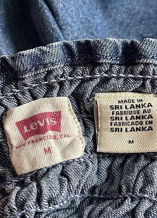 Топ блузка джинсовий levi’s р.m 10