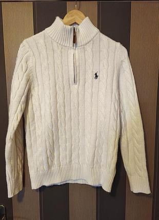 Светр чоловічий polo ralph lauren білий розмір m