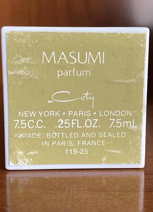 Парфуми coty masumi 7.5 мл 8
