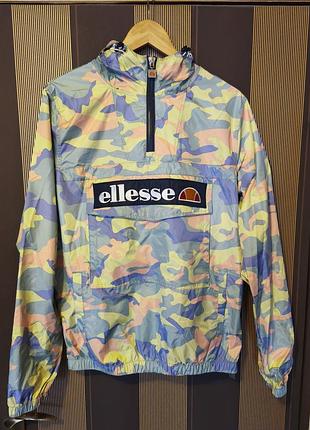 Куртка-анорак чоловіча ellesse камуфляж мембранна m