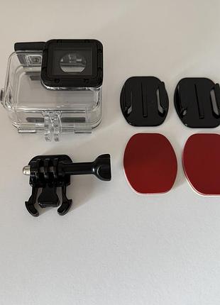 Оригінальний аквабокс gopro 7 white та 7 silver з кріпленням 3м кліпса