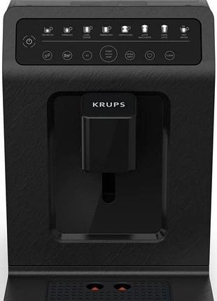 Кавомашина krups evidence eco - design 2.3л, зерно, автомат.капучинатор, led - дисплей, аторец. - 6, сенсор.керування, чорний
