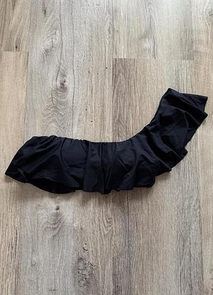 Жіночий топ від купальника calzedonia бандо чорний