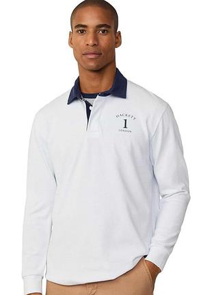 Hackett london heritage rugby m - мужская кофта с длинным рукавом