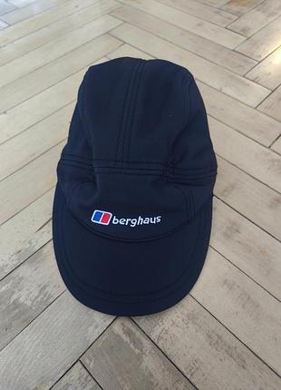 Шапка унісекс berghaus ушанка утеплена чорна розмір s