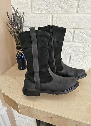 Водонепроницаемые натуральные сапоги clarks
