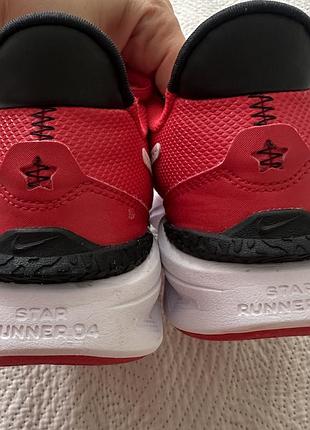 Кросівки дитячі nike star runner 4 червоні, оригінал 3
