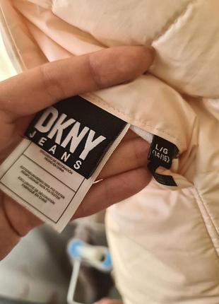 Куртка для дівчинки dkny jeans бежева 7