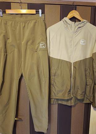 Спортивний костюм чоловічий nike air dri fit хакі, розмір m