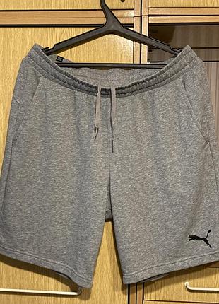 Шорты трикотажные,джоггеры puma ess shorts 10 grey.оригинал.