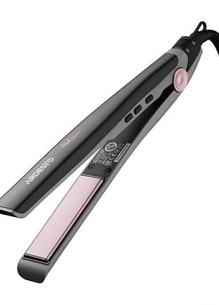 Випрямляч ardesto pink touch, 32вт, 110-200c, кераміка, сірий+рожевий