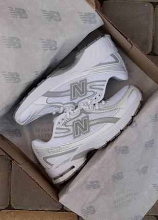 Жіночі білі кросівки new balance 740 white grey х нью беланс 36