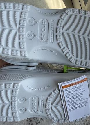 Crocs сірі нові w 9, m 7 3