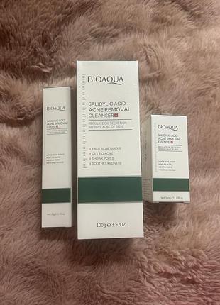 Набір для обличчя для проблемної шкіри з саліциловою кислотою bioaqua salicylic acid acne removal