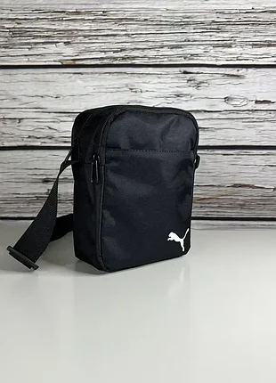 Сумка кошелек борсетка puma черная спорт маленькая мальчишку пума