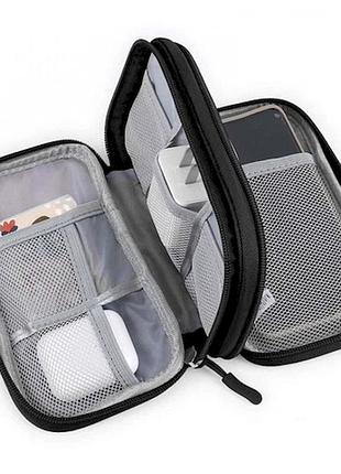 Органайзер чохол mini bag для гаджетів та зарядних пристроїв чорный