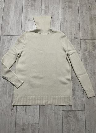Светр жіночий zara кашеміровий бежевий