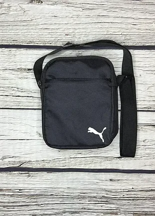 Сумка кошелек борсетка puma черная спорт маленькая мальчишку пума 2