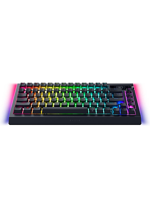 Клавиатура механическая razer blackwidow v4 pro 75%, 81key, mechanical switches gen-3, usb-a/wl/bt, en, rgb, черный
