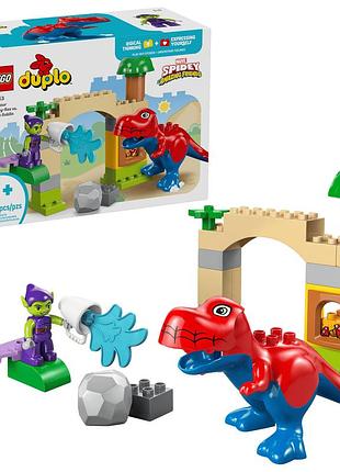 Конструктор lego duplo disney динозавр spidey-rex против зеленого гоблина