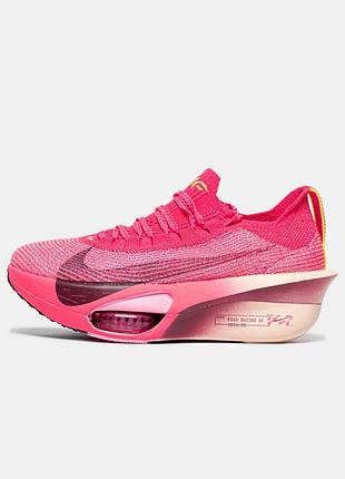 Жіночі кросівки nike alphafly 3 hyper pink / smb+ 🔗
