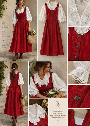 Австрійський вінтажний сарафан міді salzburger dirndl-look (trachten)