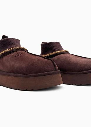 Уггі ugg tasman platform sock brown / smb+ 🔗 3