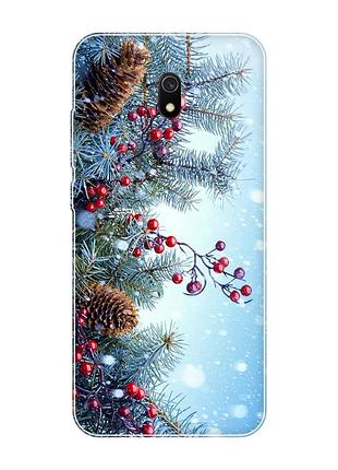 Чохол на xiaomi redmi 8a :: зимовий фон (принт 167)