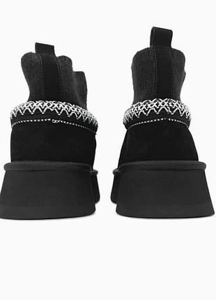 Уггі ugg tasman platform sock black / smb+ 🔗 4