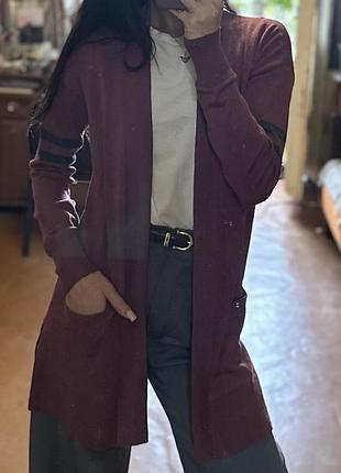 Кардиган жіночий arizona jean co бордовий, розмір xs