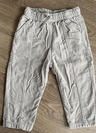 Штани  утеплені дитячі zara вельветові
