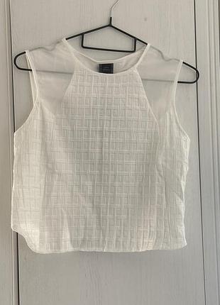 Біла блуза zara