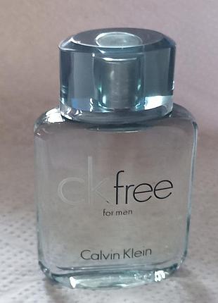 Миниатюра calvin klein ck free. оригинал.