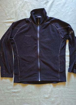 Флиска mammut мужская черного цвета l-xl