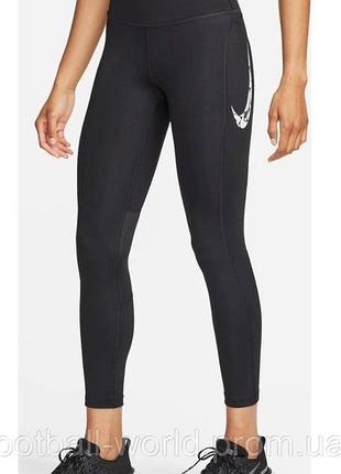 Женские лосины nike fast black