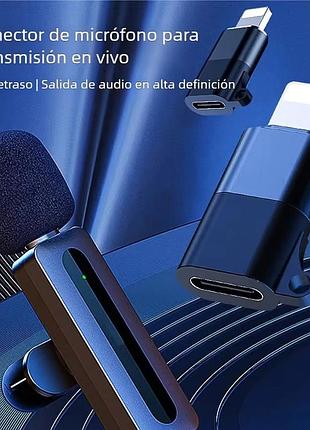 Otg переходник type-c на lightning для iphone, адаптер для эндоскопа, тепловизора, микрофона, наушников 3