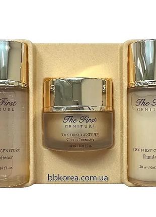 Набір мініатюр антивікових засобів ohui the first geniture 3pcs set