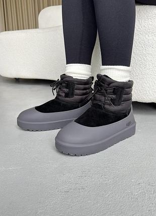 Угги ugg classic mini lace-up black / smb+ 🔗 4