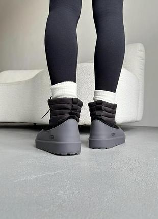 Угги ugg classic mini lace-up black / smb+ 🔗 5