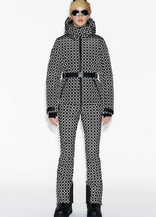 Пуховик water resistant windproof recco® technology ski collection, гірськолижна куртка zara, 8073/044/098 4
