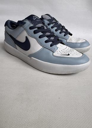 Шкіряні кросівки nike air force 58 sb