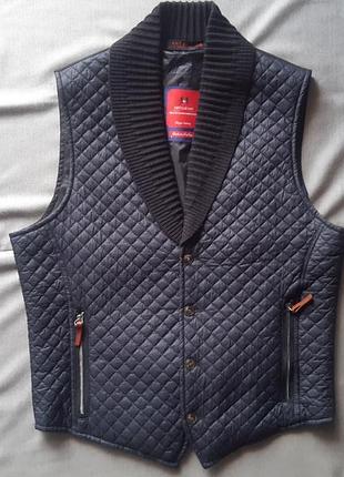 Стеганый классический жилет rnt23 jeans 200102