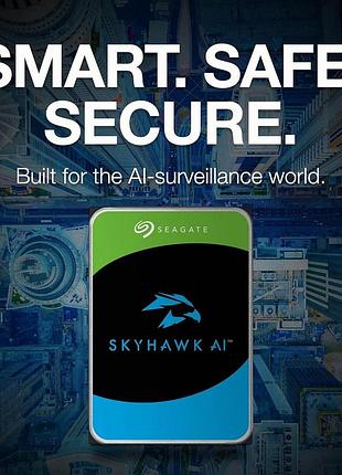 Жесткий диск seagate 16tb 3.5" 512mb sata skyhawk ai 5