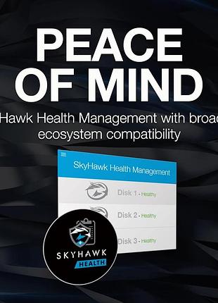 Жесткий диск seagate 16tb 3.5" 512mb sata skyhawk ai 6