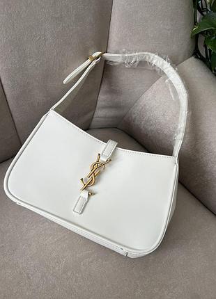 Сумка біла ysl